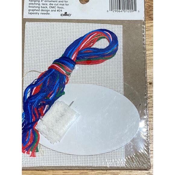 Lace Ornament Cross Stitch Kit #1209 Santa Ho Ho Ho Designs for the Needle Inc - Picture 2 of 3